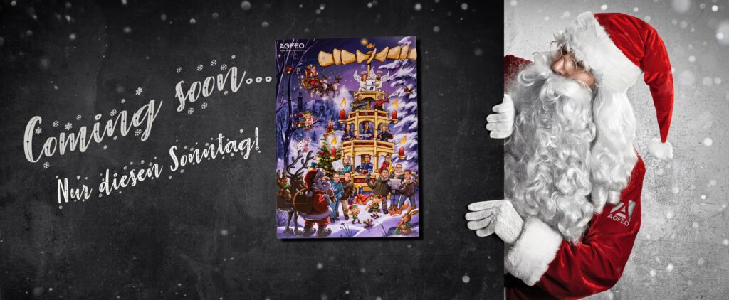 AGFEO Schoko-Adventskalender 2021 - Am Sonntag ist es soweit