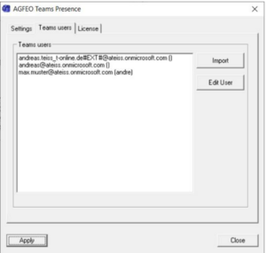 Einrichtung MS Teams Serverkomponente bidirektionaler Statusabgleich