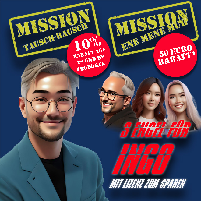 3 Engel für Ingo - mit Lizenz zum Sparen