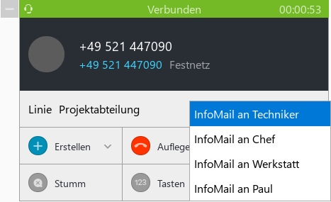 Klick2Mail - Rückrufwunsch an Mitarbeiter*In im Außendienst per Mail senden