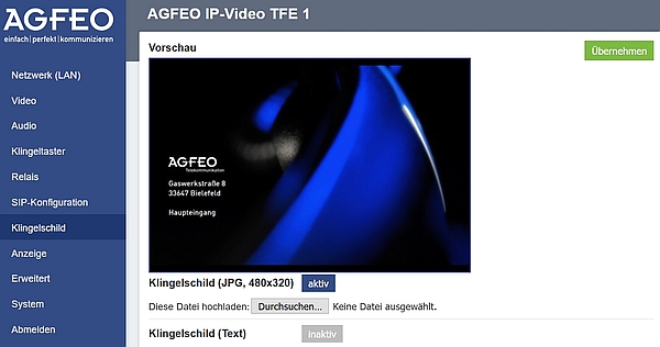 AGFEO IP-Video TFE - die wahrscheinlich einfachste SIP Türsprechstelle der Welt