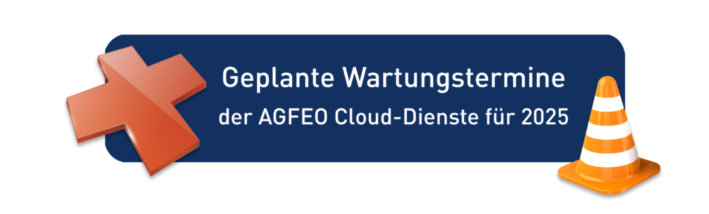 Geplante Wartungstermine der AGFEO Cloud-Dienste für 2025