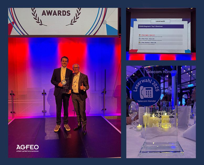 AGFEO ist zurück auf Platz 1!