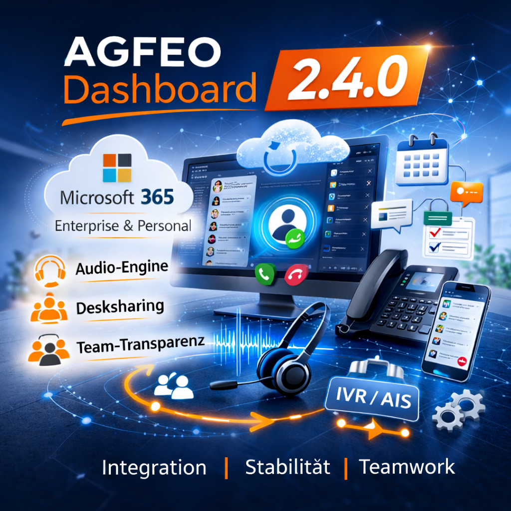 Titelbild AGFEO Dashboard v2.4.0 HighLights