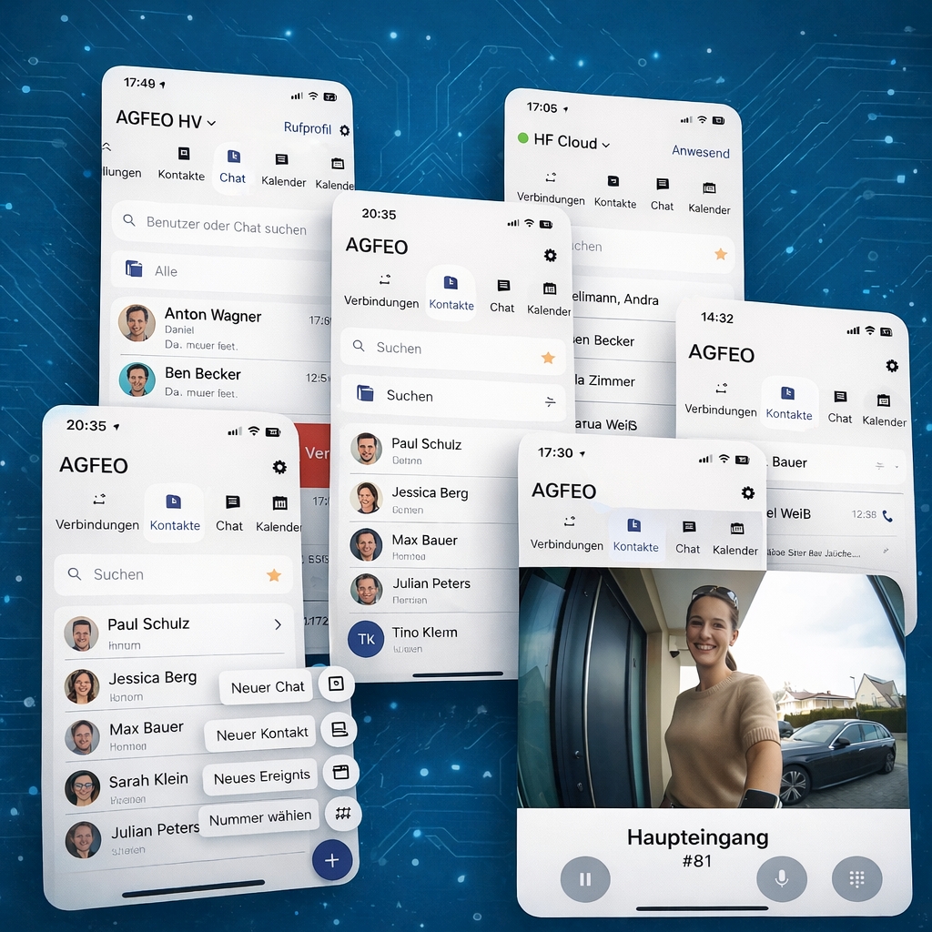 Titelbild AGFEO Dashboard 2 App TechBlog Beitrag