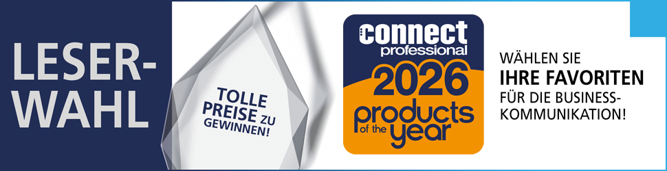 Die große connect professional-Leserwahl „products of the year 2026“ ist gestartet und läuft bis einschließlich 31. Mai 2026